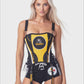Pittsburgh Steelers Football Team Corset Bustier Top