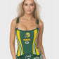 Green Bay Packers Football Team Corset Bustier Top