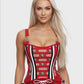 San Francisco 49-ers Football Team Corset Bustier Top
