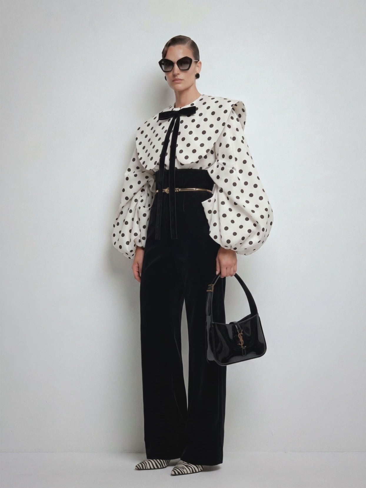 The Colette Polka Dot Detachable Collar