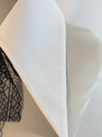 Base Removable White Pointy Collar