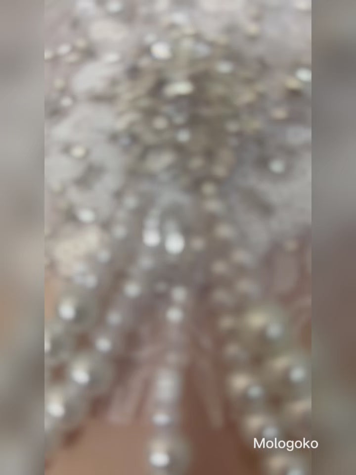 Baroque White Bridal Couture One-Of-A-Kind Gown Set