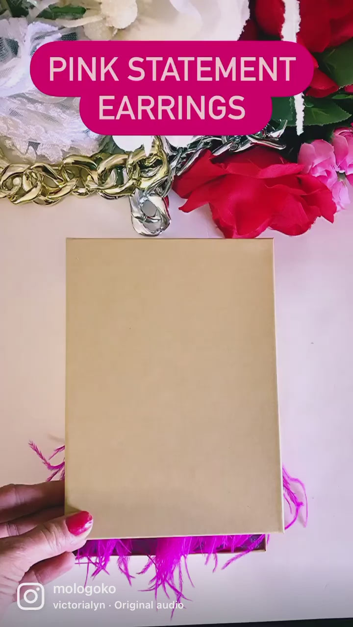 VIOLETA Dangle Statement Earrings