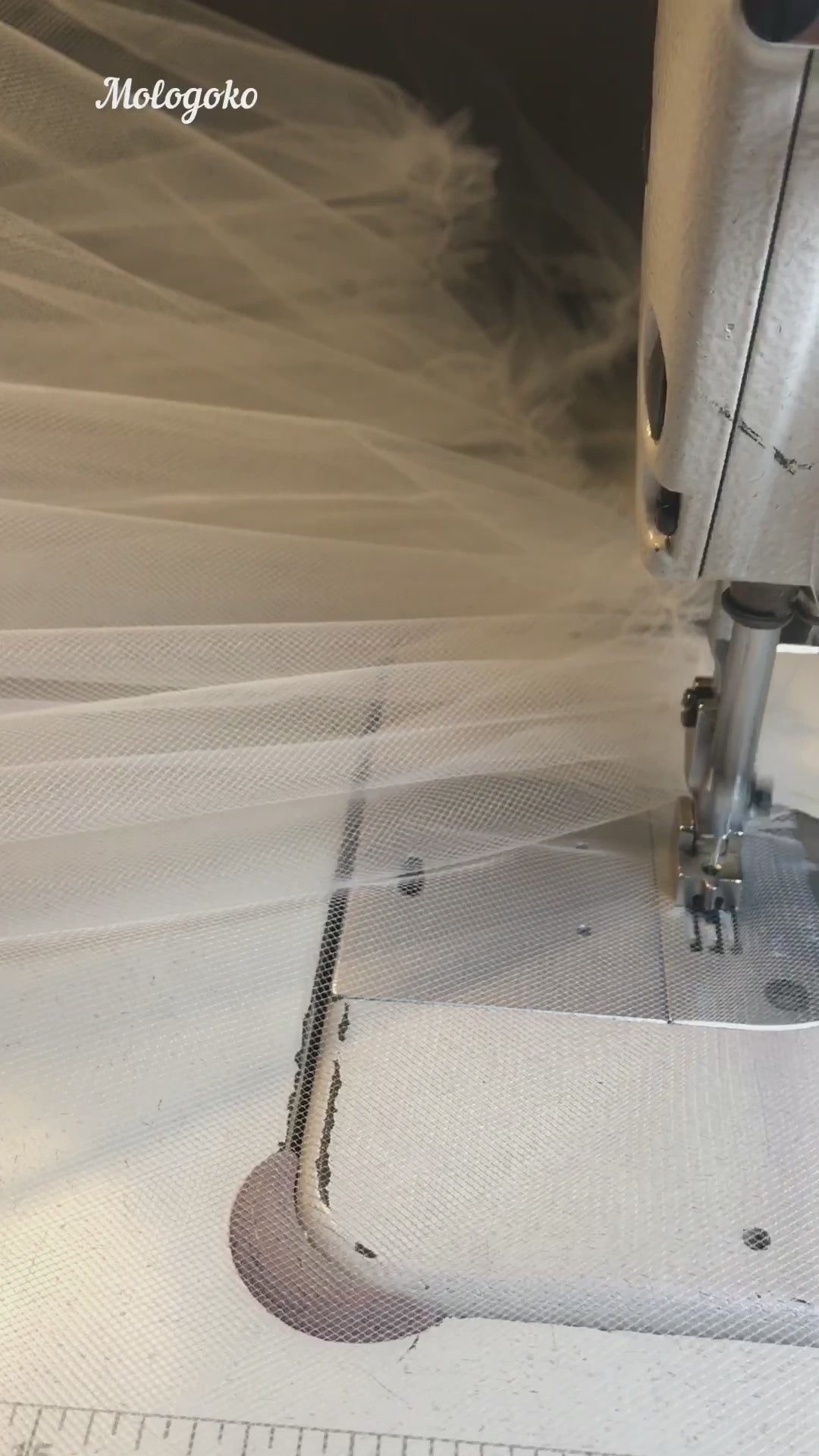 The Chapel Window Tulle Black and White Overskirt