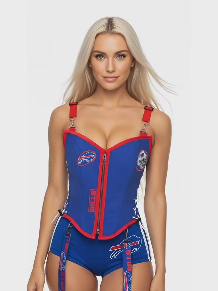 Buffalo Bills Football Team Corset Top