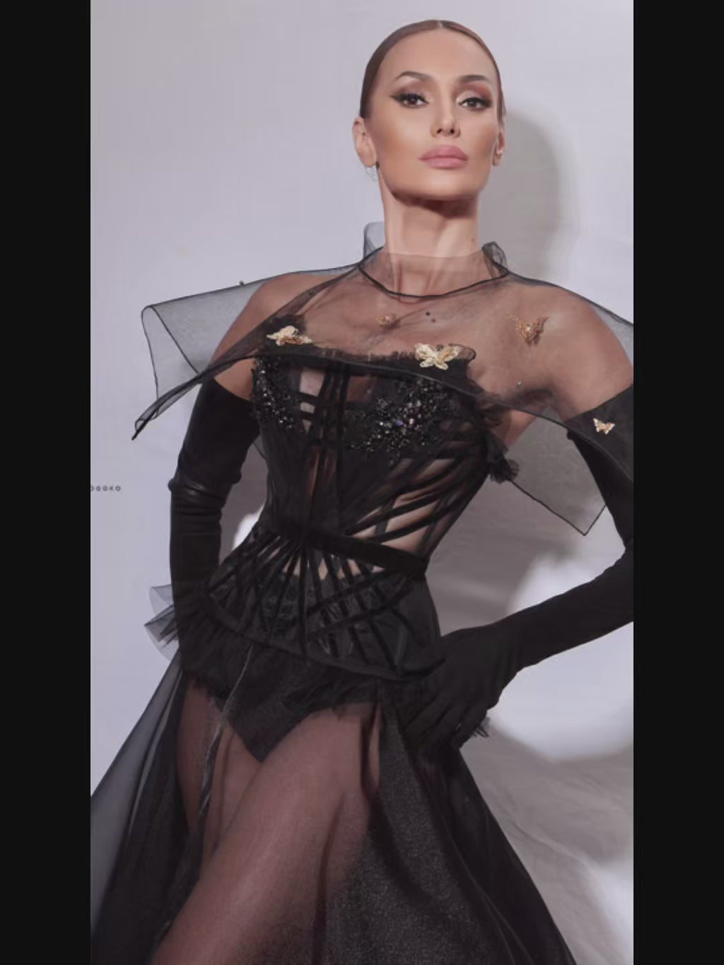 Golden Butterfly Shoulder Statement Cover