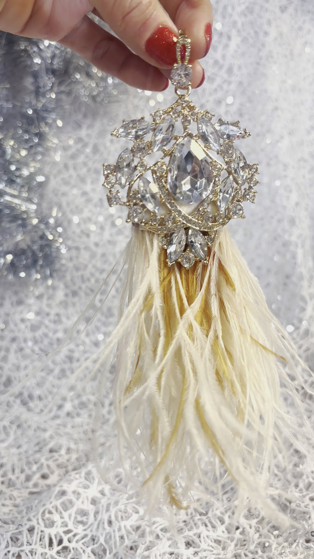 Merry Gold Extra Large Dangle Statement Earrings