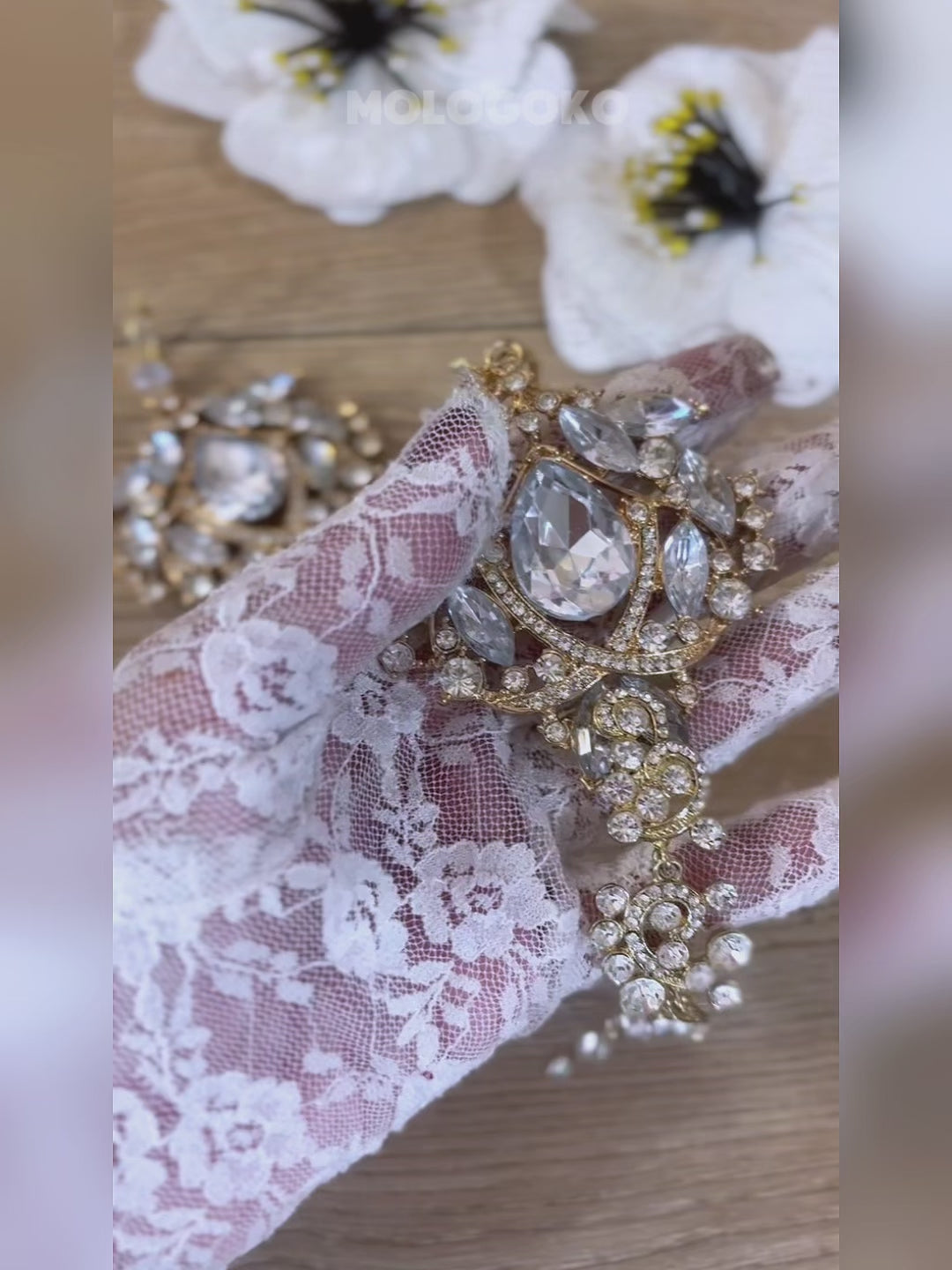 Amily Extra Large Dangle Statement Earrings