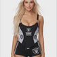 Las Vegas Raiders Football Team Corset Bustier Top