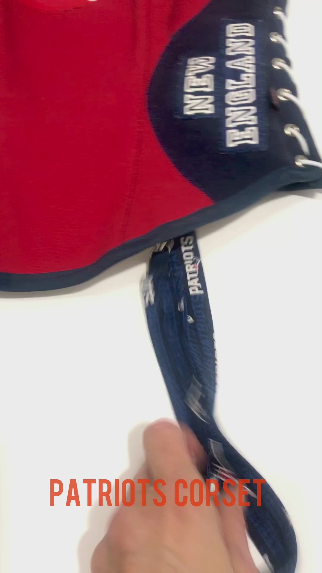 New England Patriots Football Team Corset Top