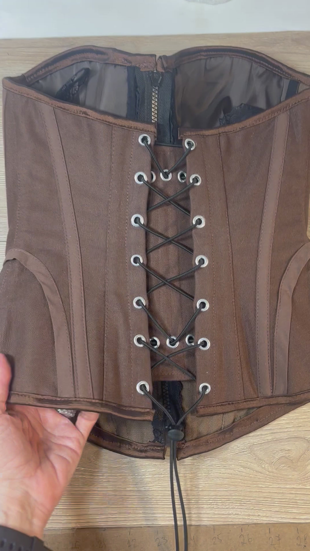 Porsche Front Zipper Corset