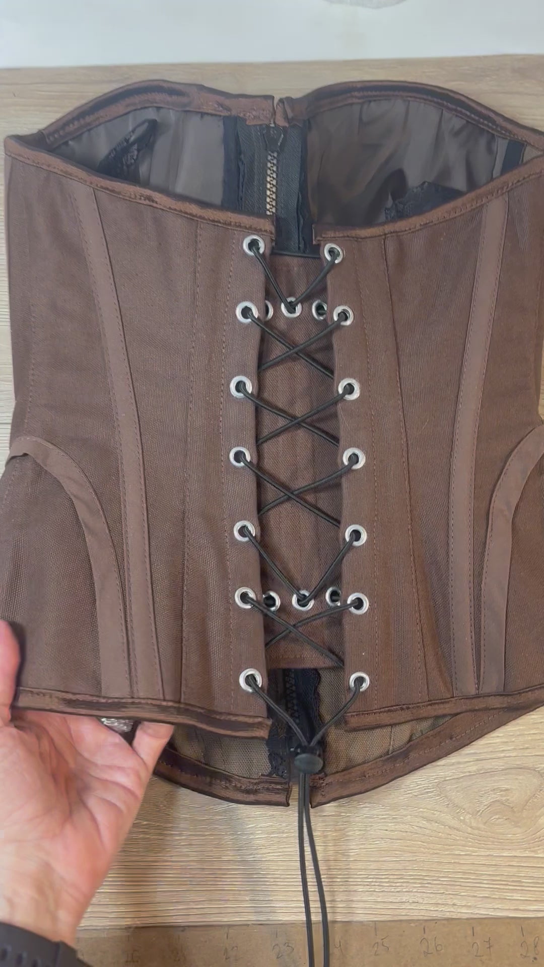 Porsche Front Zipper Corset