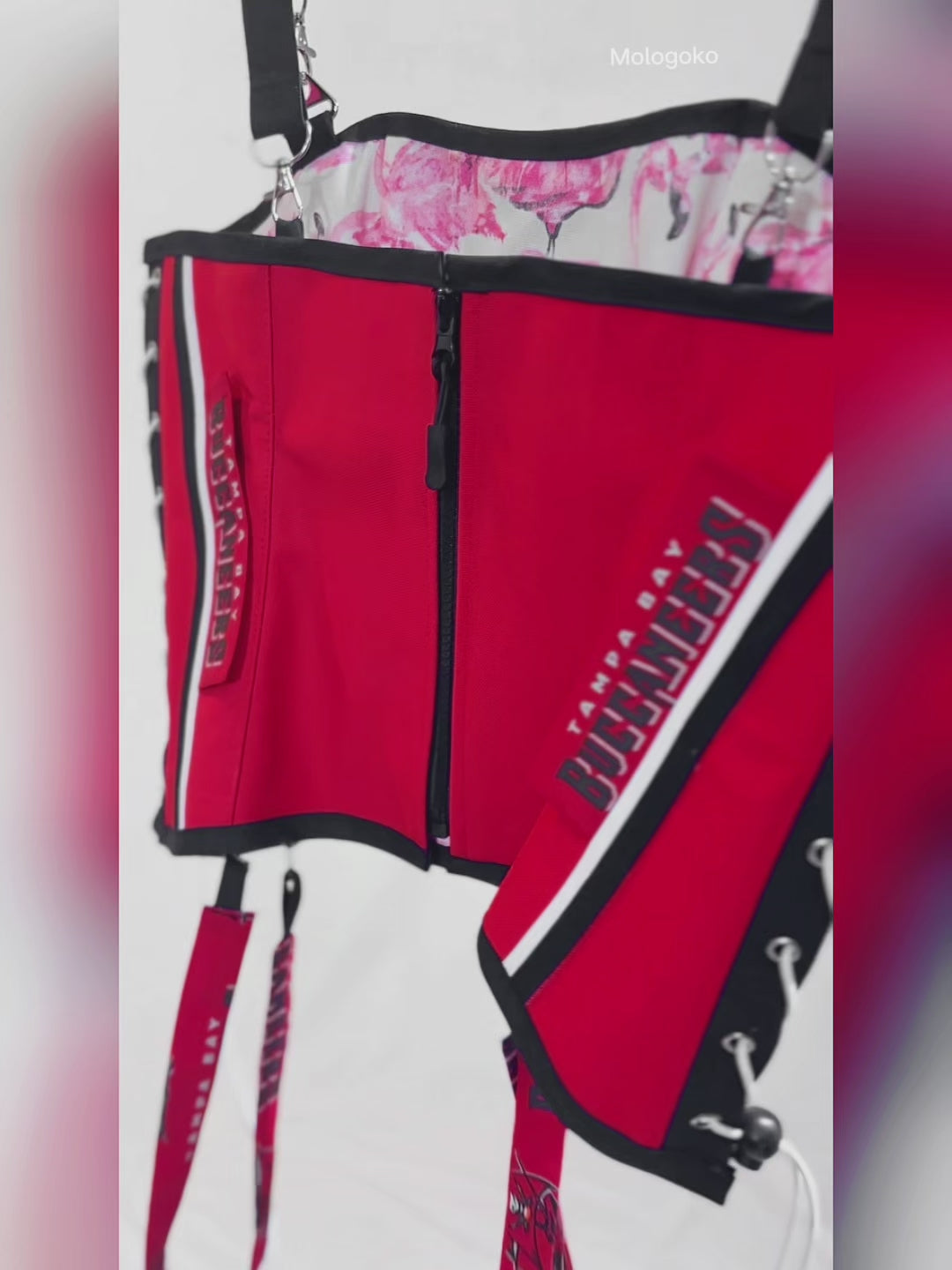 Tampa Bay Buccaneers Football Team Corset Bustier Top