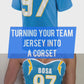 Custom Favorite Jersey Football Team Corset Bustier Top