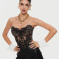 The Chapel Window Butterfly Bustier in Black