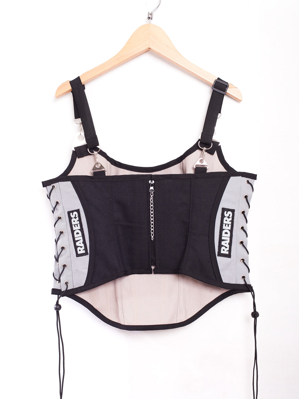 Las Vegas Raiders Football Team Corset Bustier Top