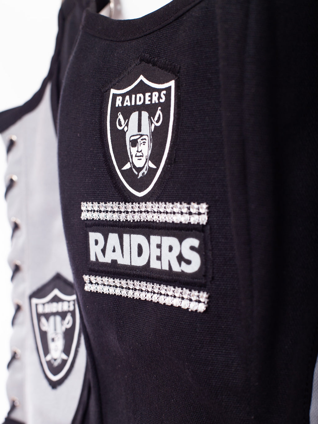 Las Vegas Raiders Football Team Corset Bustier Top