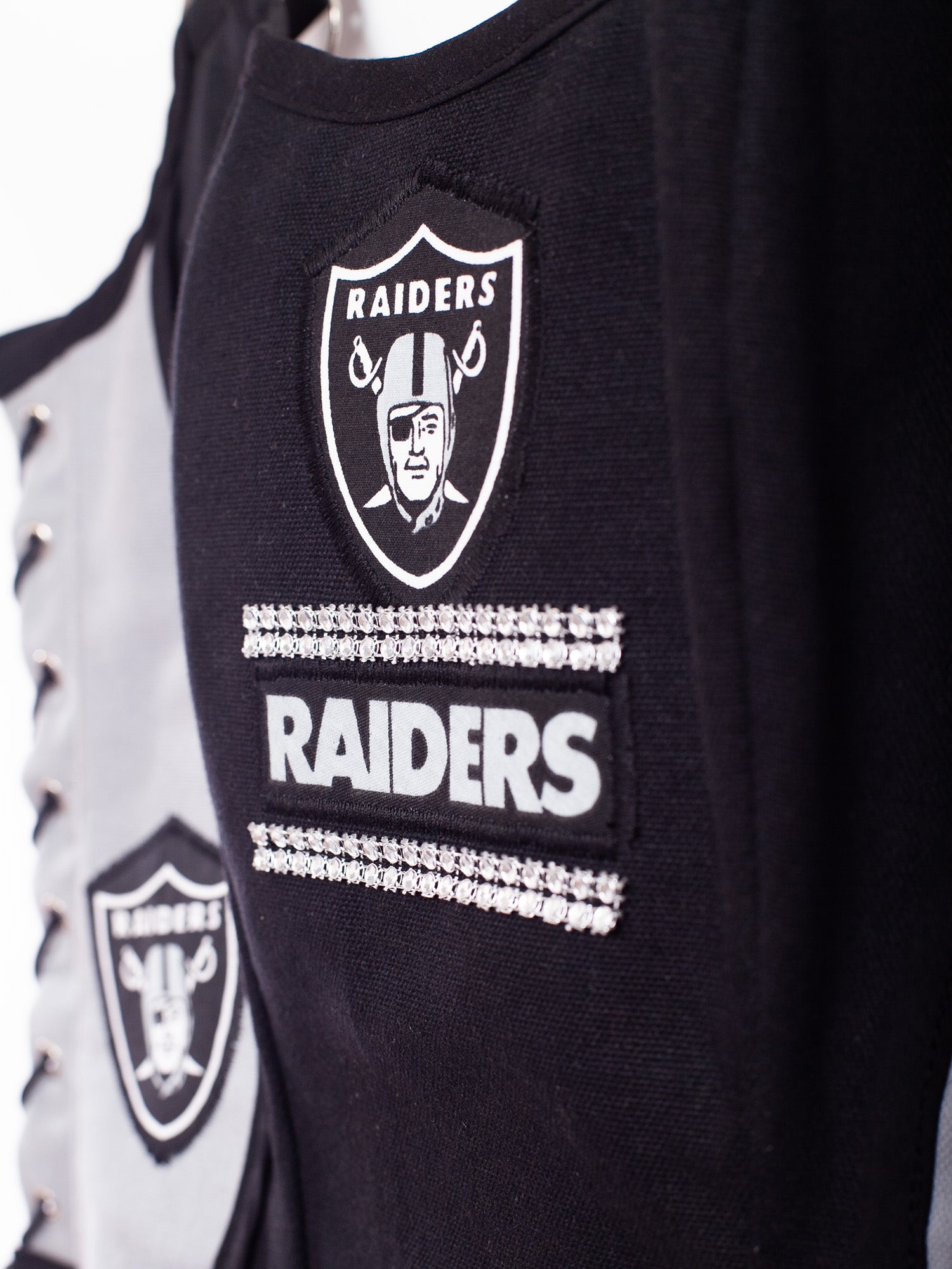 Las Vegas Raiders Football Team Corset Bustier Top