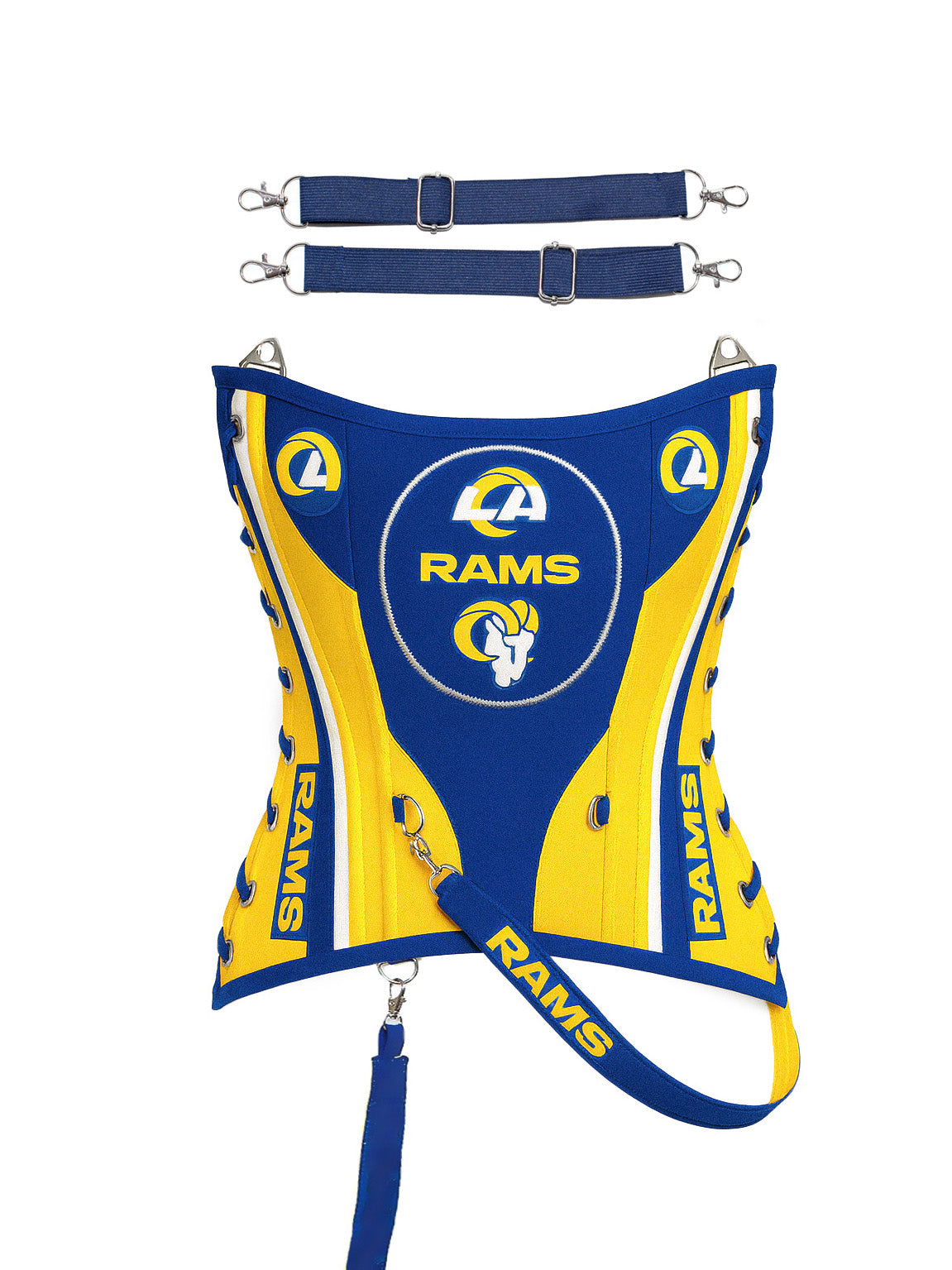 LA RAMS Football Team Corset Bustier Top