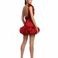 Margot Taffeta Dropwaist Mini Dress