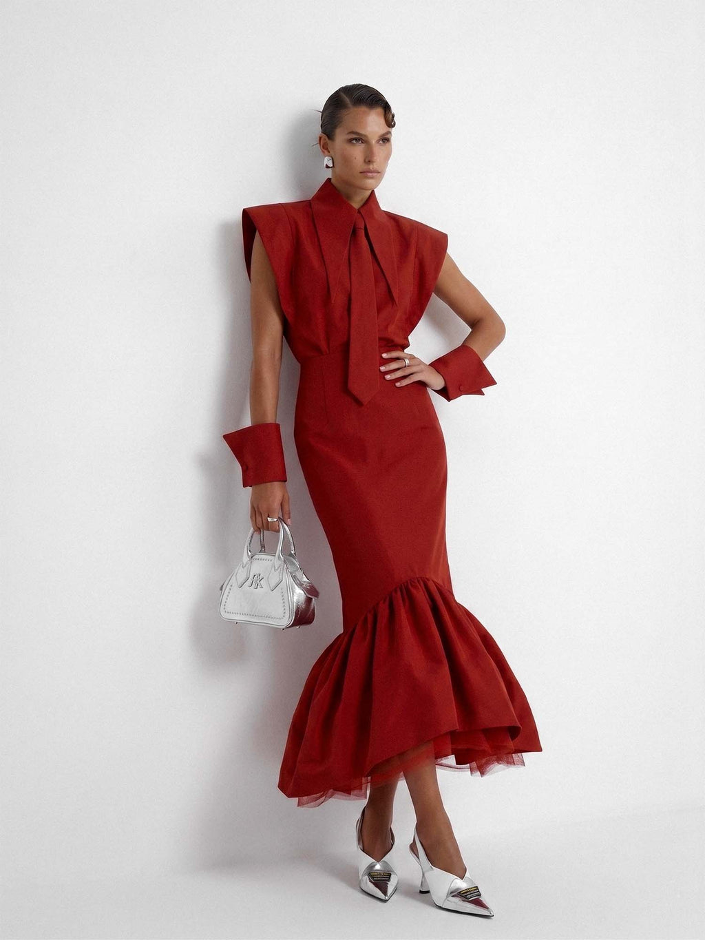 Pam Cotton Tea Length Skirt