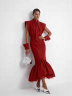 Pam Cotton Tea Length Skirt