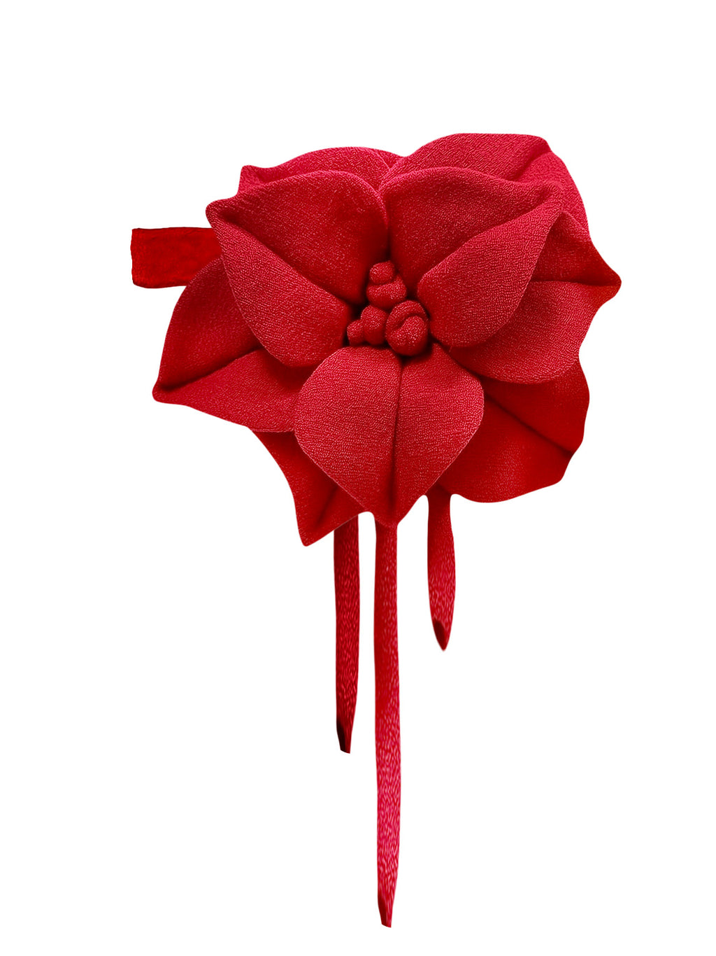 Silk Large Flower Choker