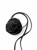 Cotton Rose Flower Choker