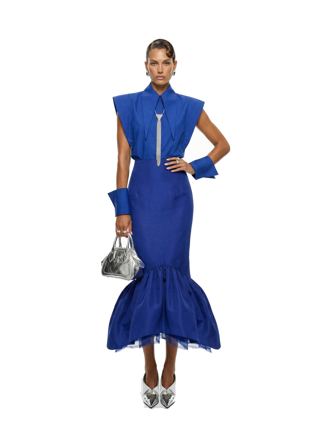 Pam Cotton Tea Length Skirt