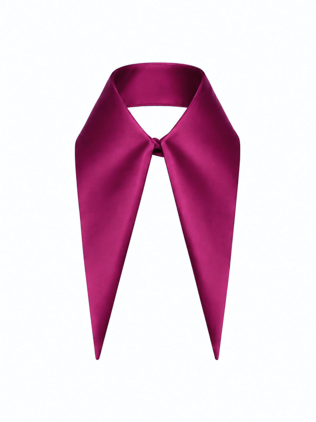 The Baroness 12" Long Satin Detachable Collar