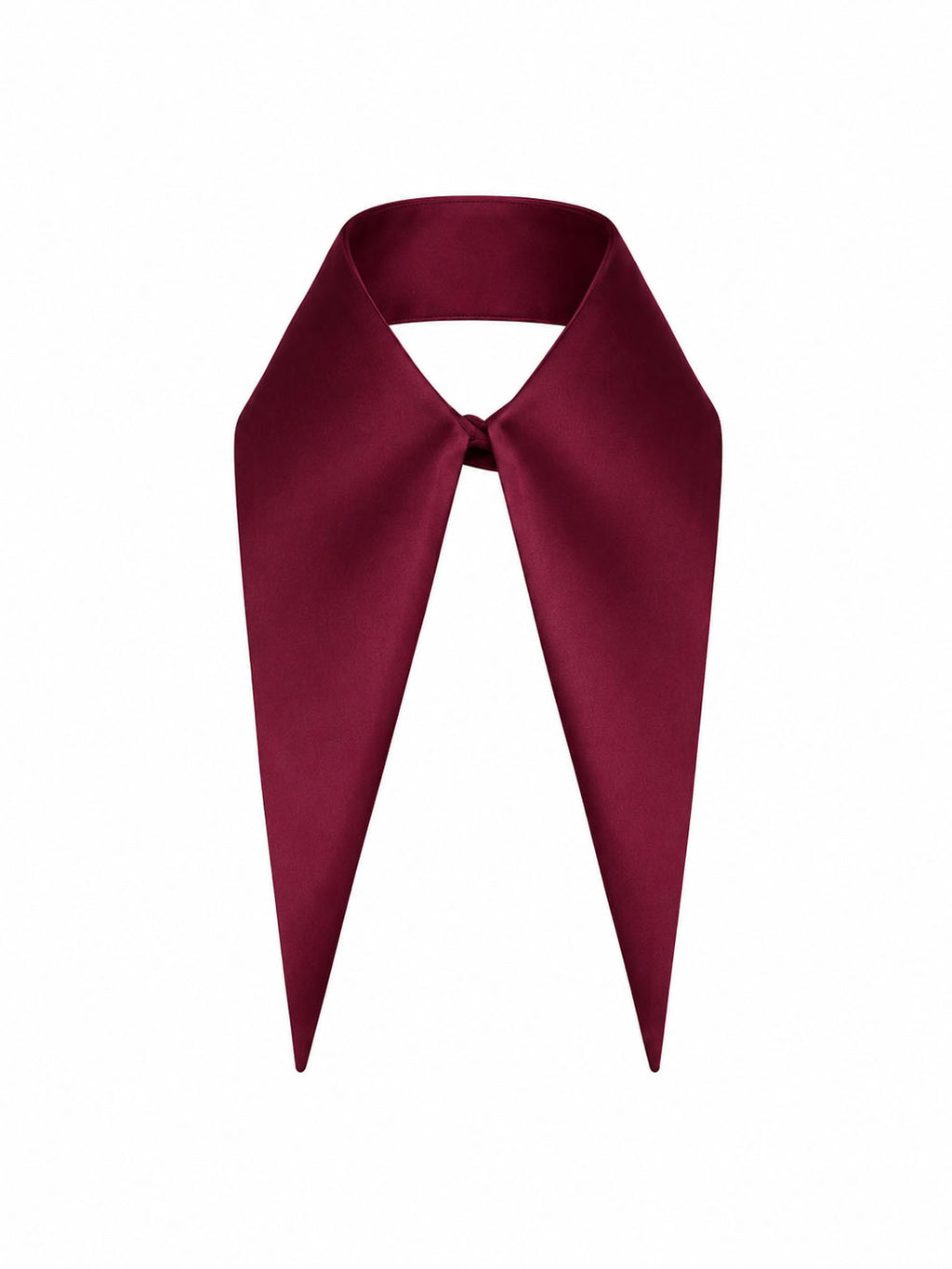 The Baroness 12" Long Satin Detachable Collar