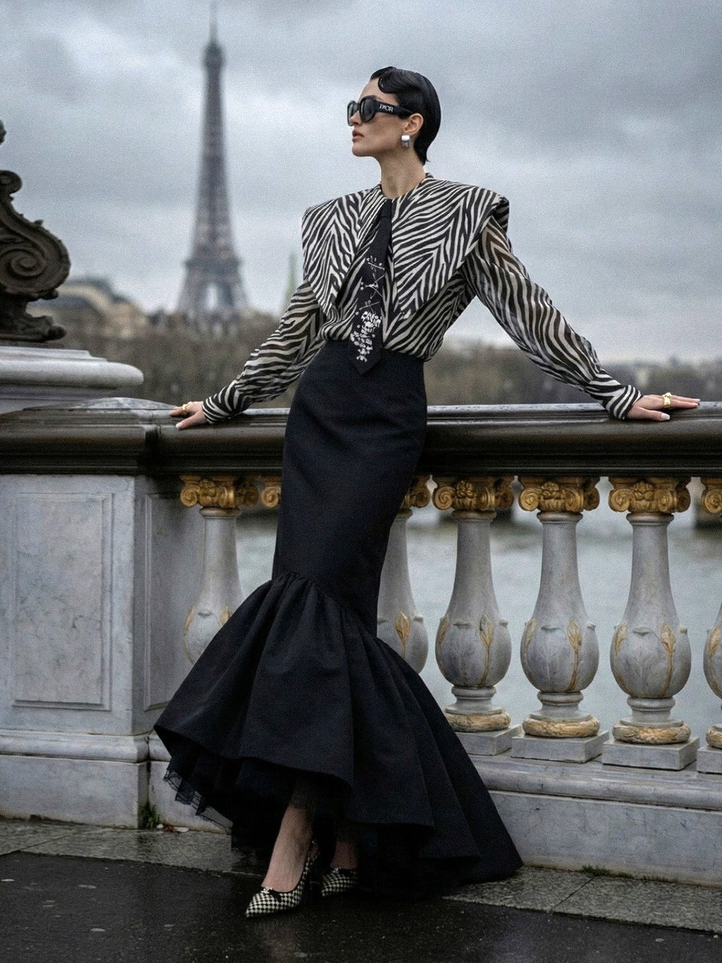 Pamela Mermaid Skirt with Petticoat