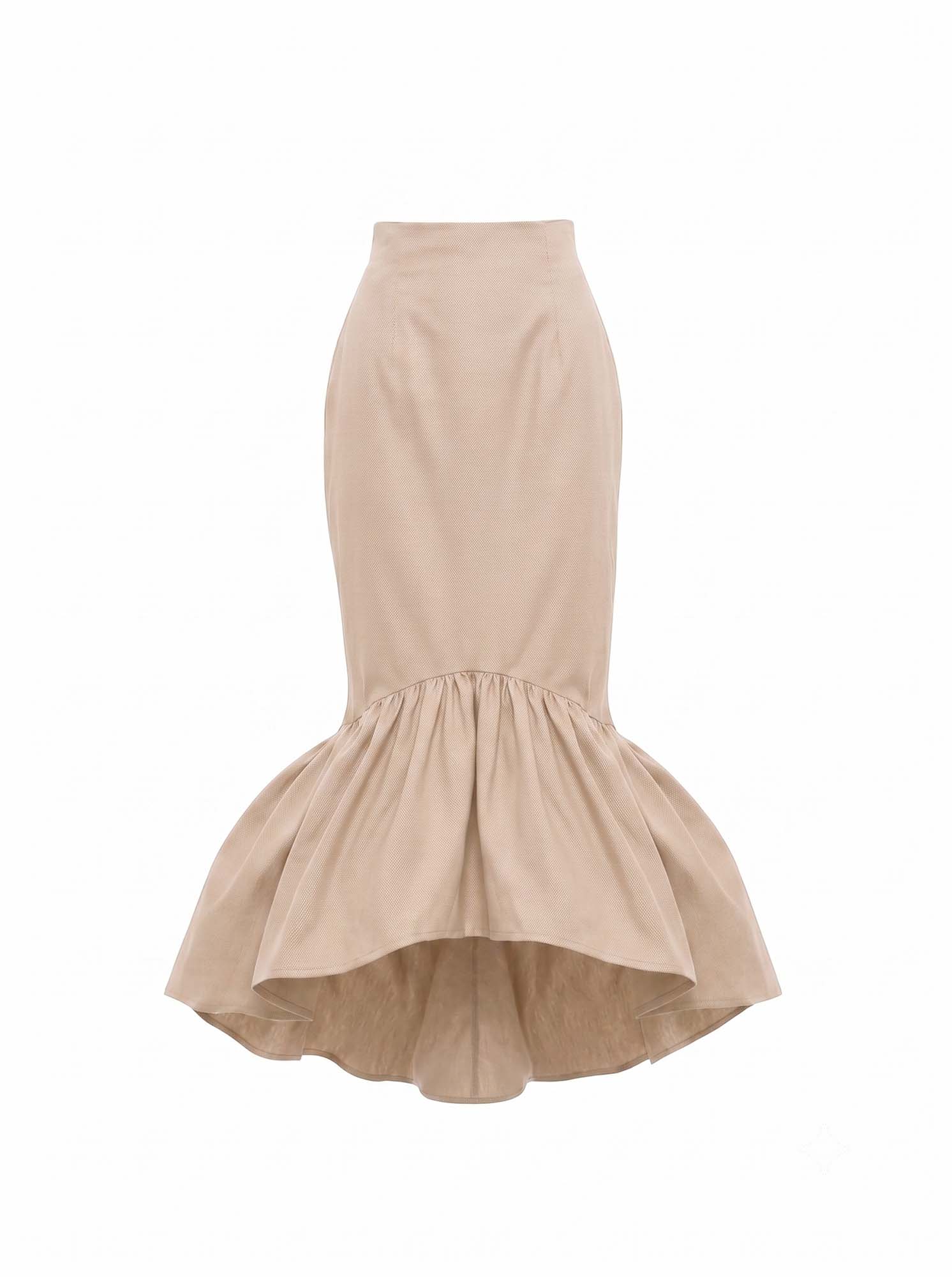 Pam Cotton Tea Length Skirt