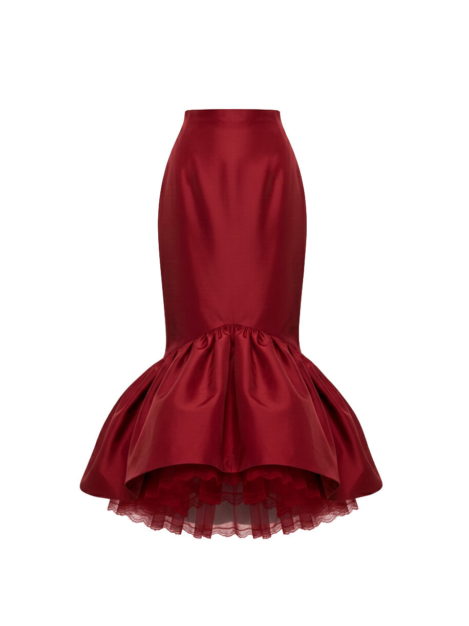 Pamela Mermaid Skirt with Petticoat