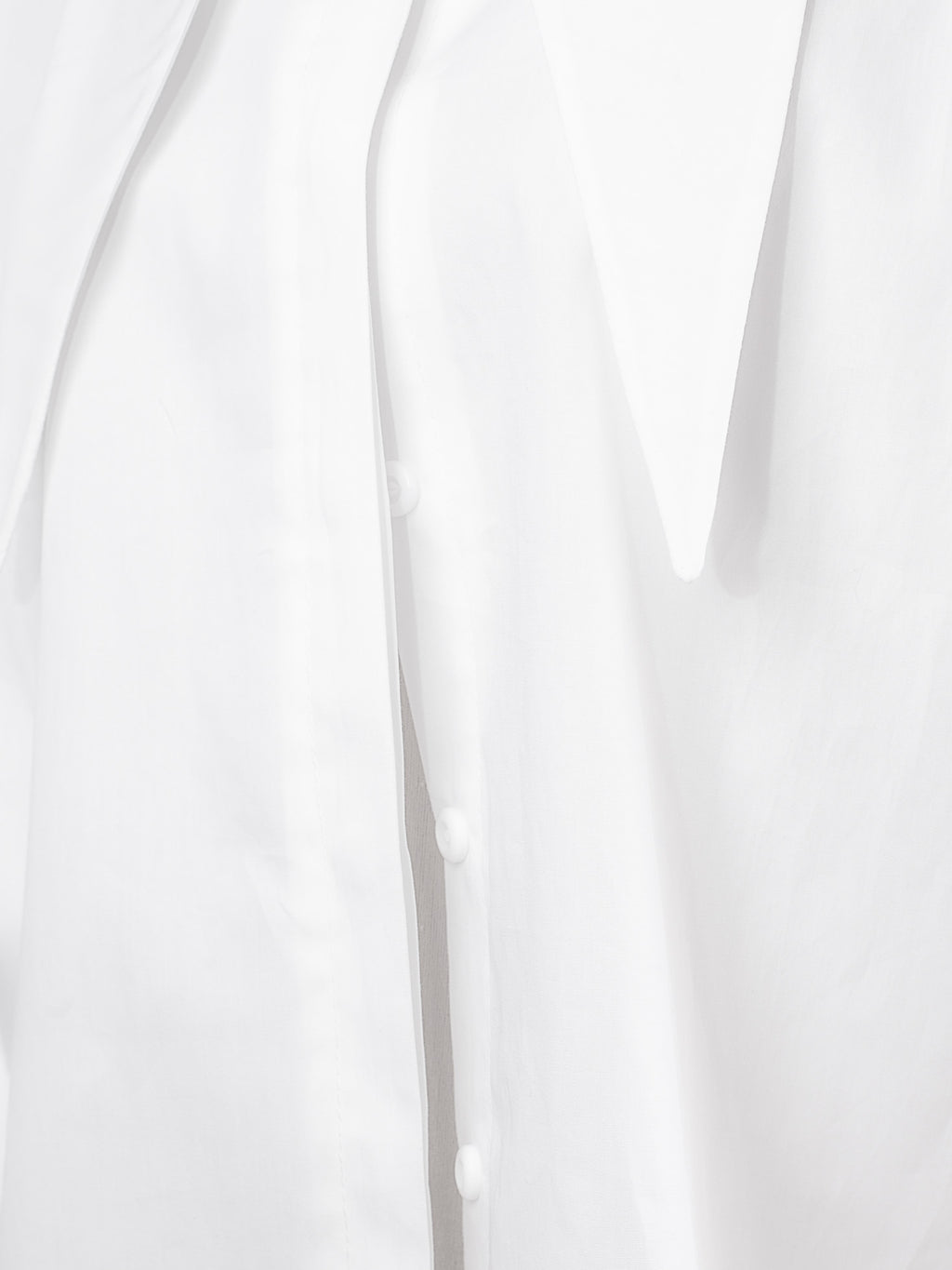 Phyliss Pointy Collar Statement Sleeves Shirt