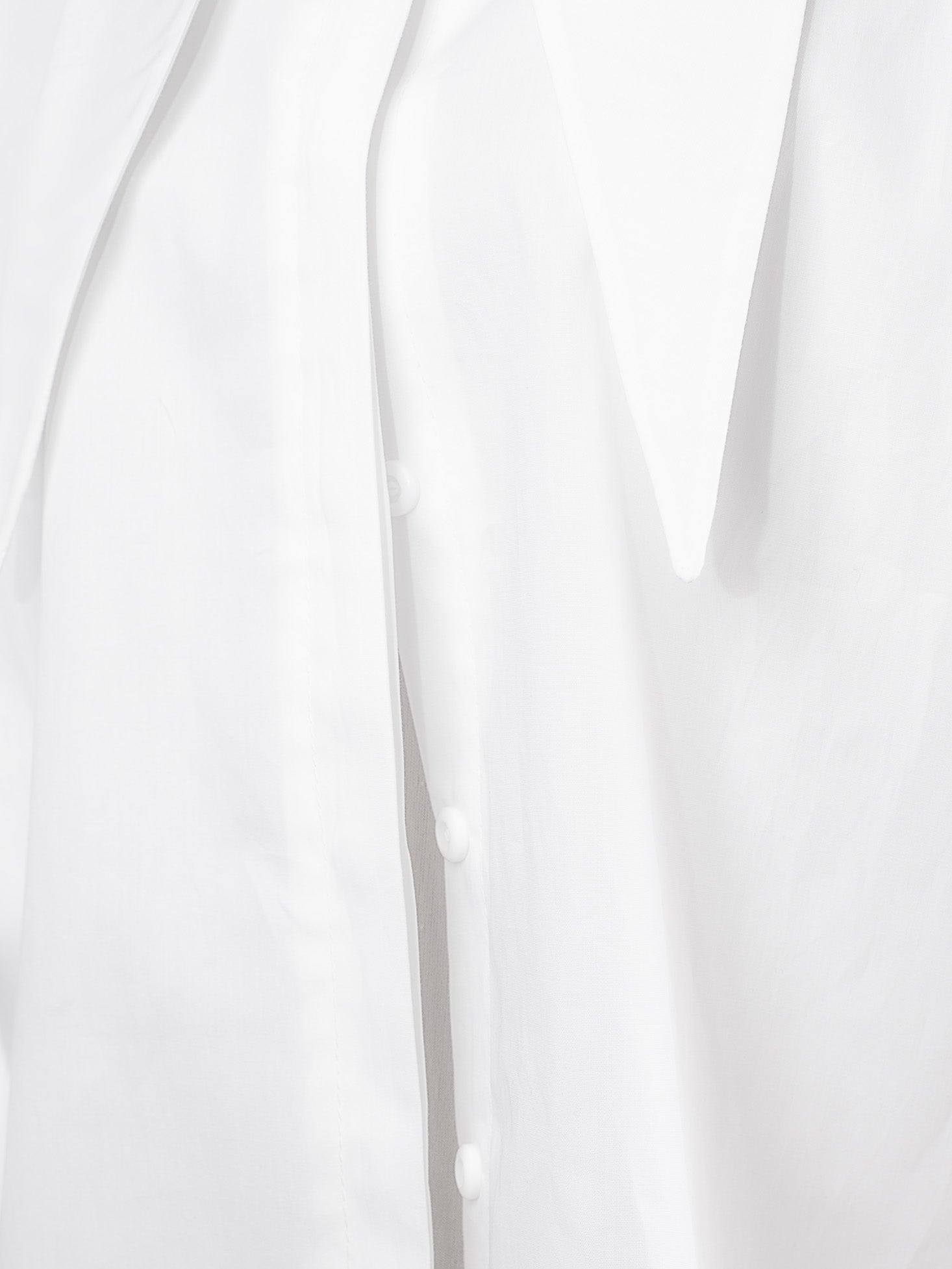 Phyliss Pointy Collar Statement Sleeves Shirt