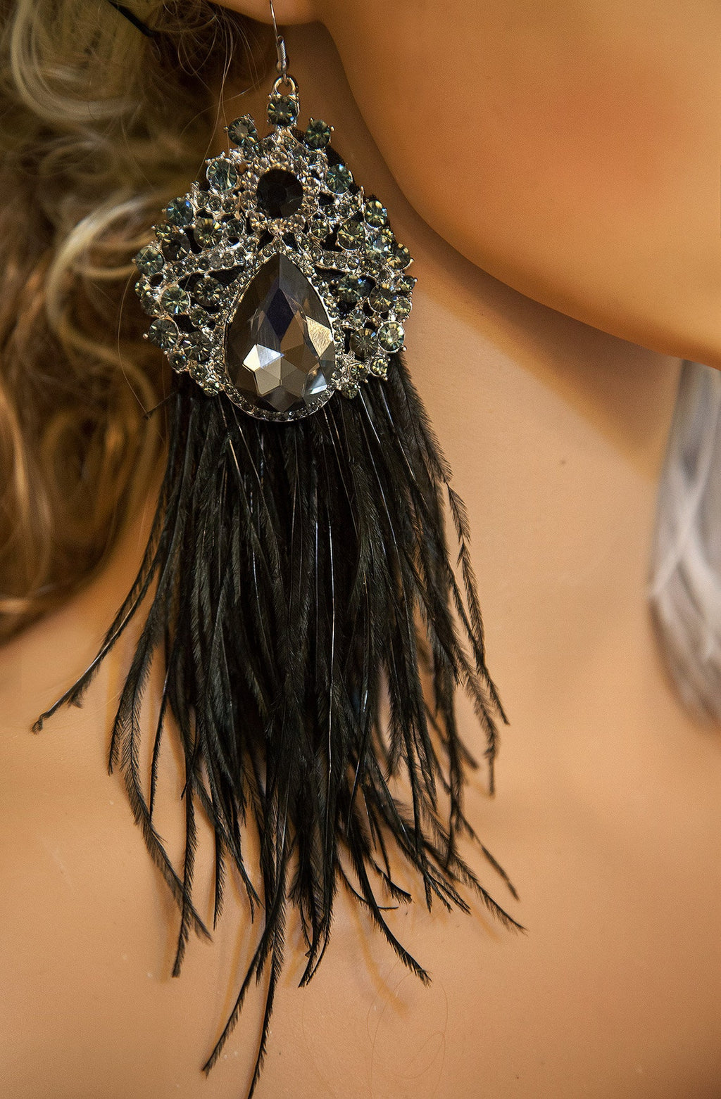 VIOLETA Dangle Statement Earrings - Mologoko Couture