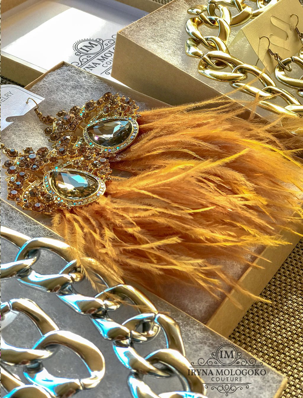 VIOLETA Dangle Statement Earrings - Mologoko Couture