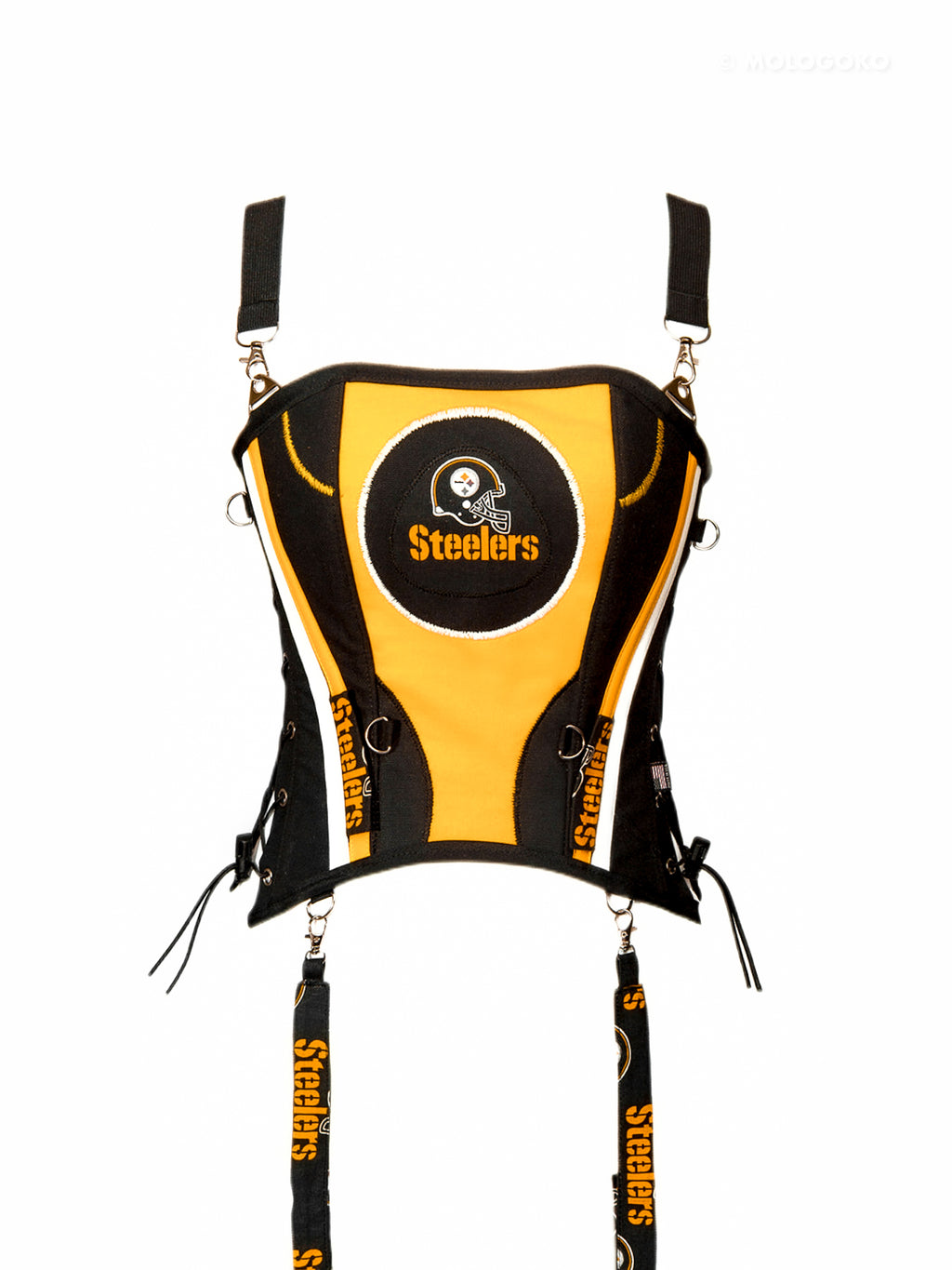 Pittsburgh Steelers Football Team Corset Bustier Top