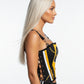Pittsburgh Steelers Football Team Corset Bustier Top