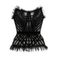 Syrena Red Carpet Style Goth Corset