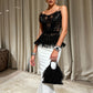 Syrena Red Carpet Style Goth Corset