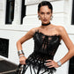 Syrena Red Carpet Style Goth Corset