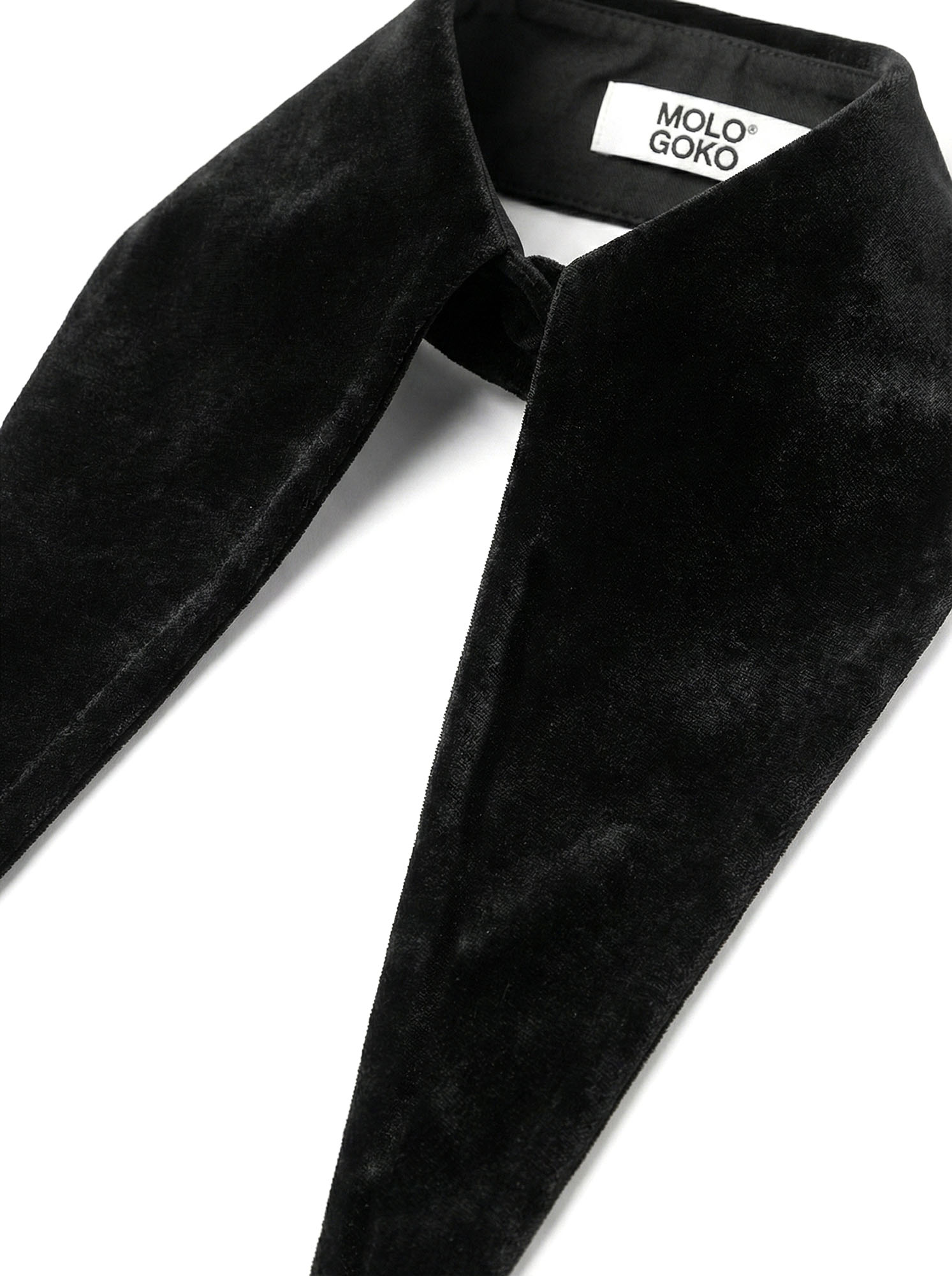 Large Detachable Velvet Collar