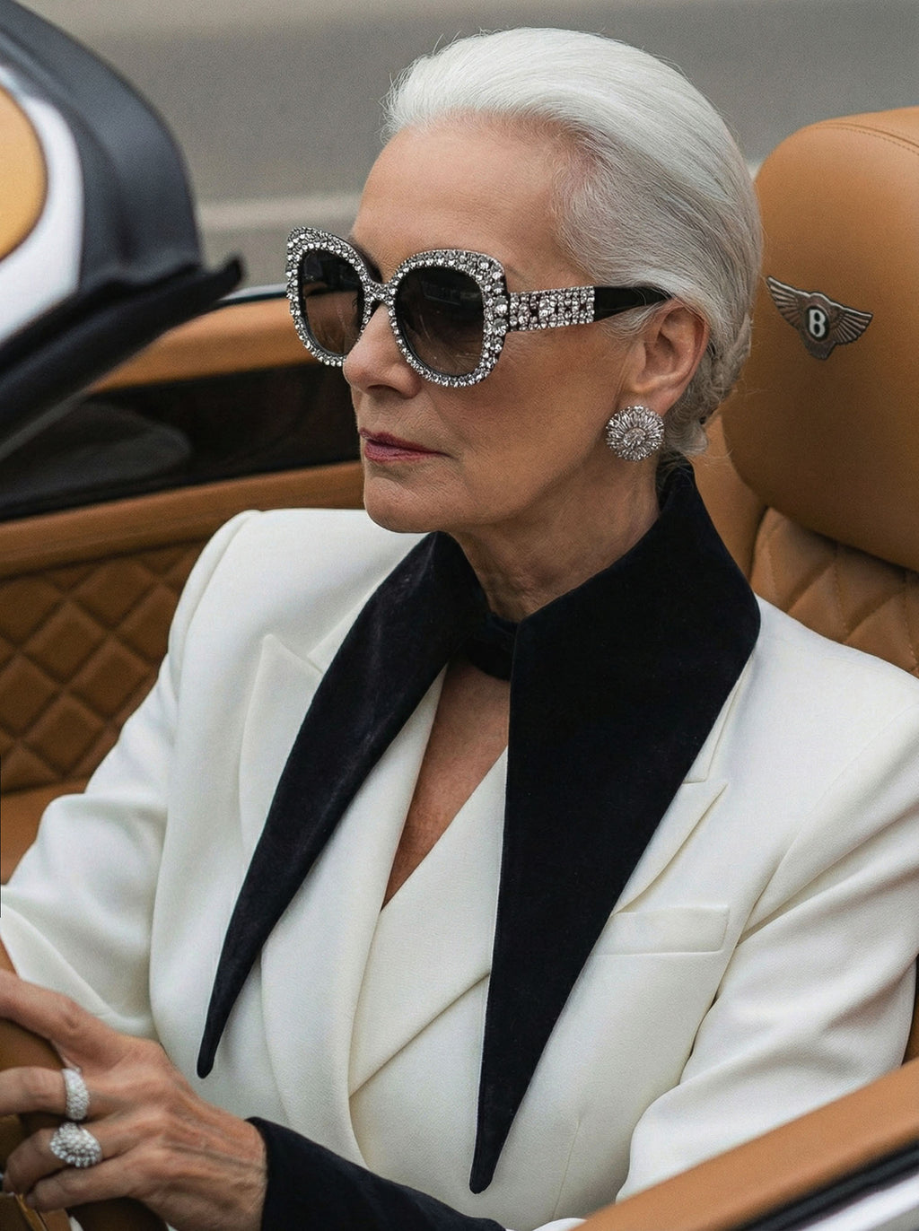 Large Detachable Velvet Collar