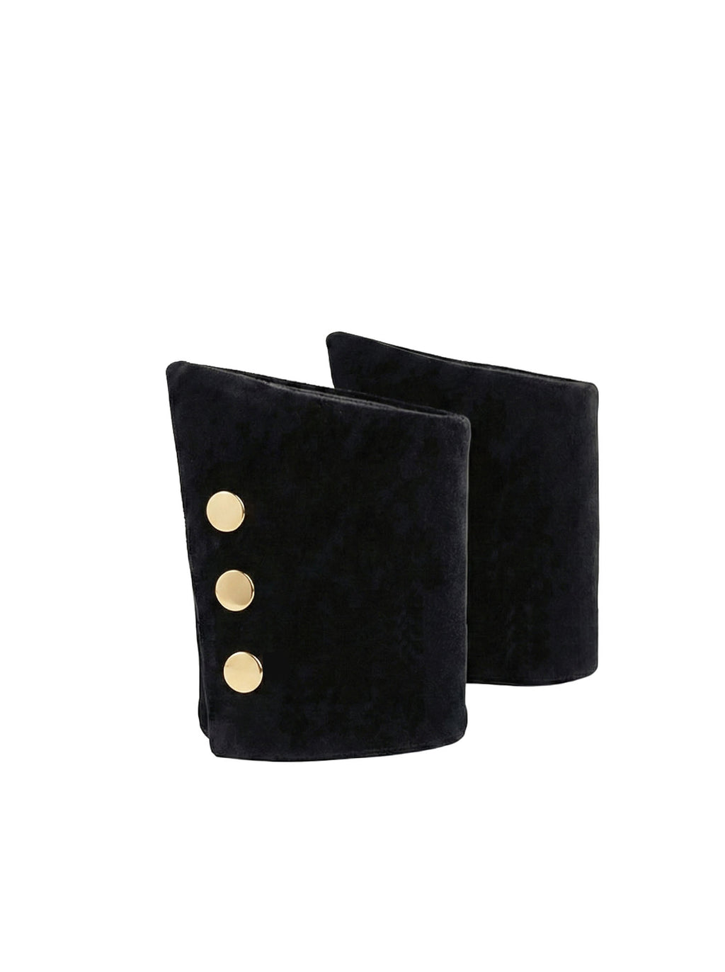Black Velvet Detachable High Cuffs