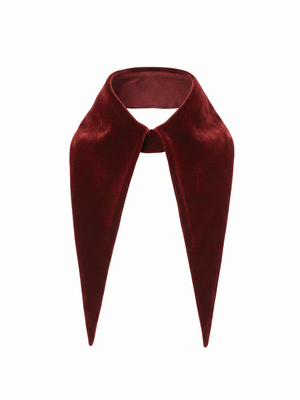 The Baroness 12" Long Detachable Velvet Collar