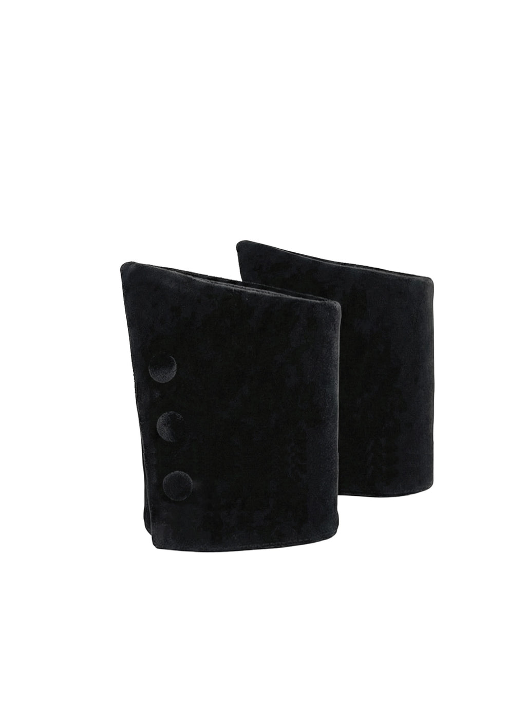 Black Velvet Detachable High Cuffs