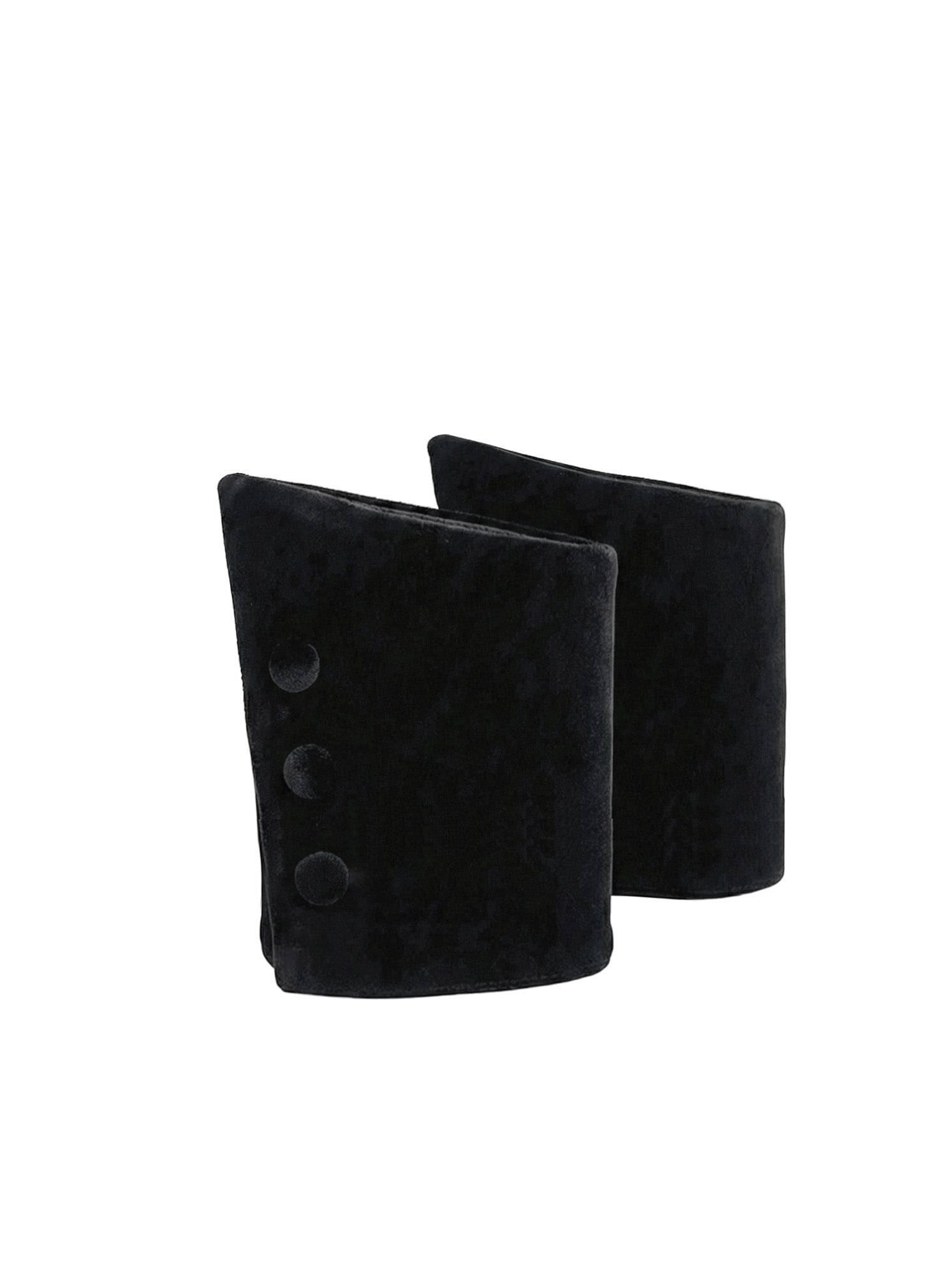 Black Velvet Detachable High Cuffs