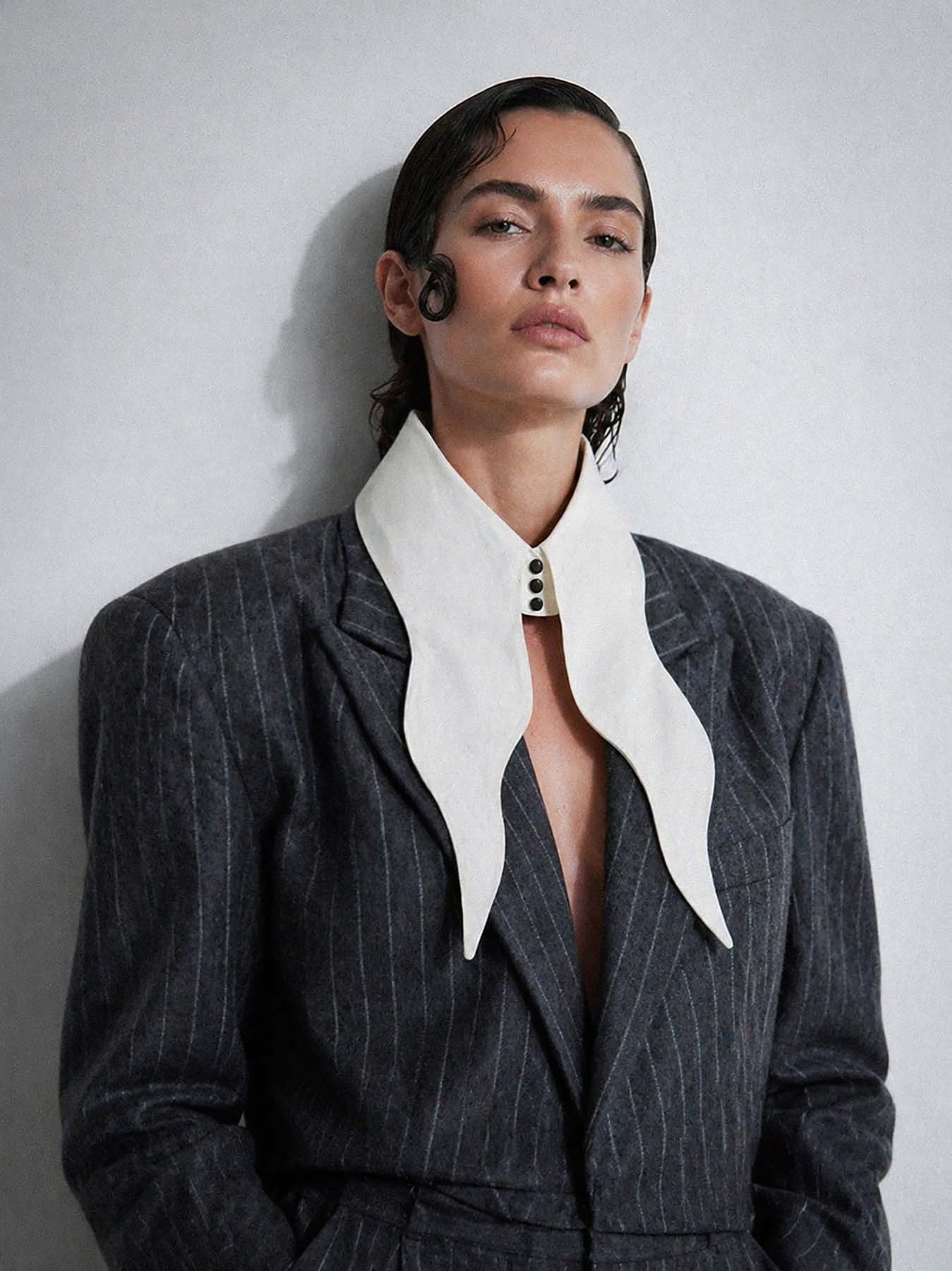 dagger collar dress shirt Pearl Velvet 70s Western Dagger Collar Shirt Phix